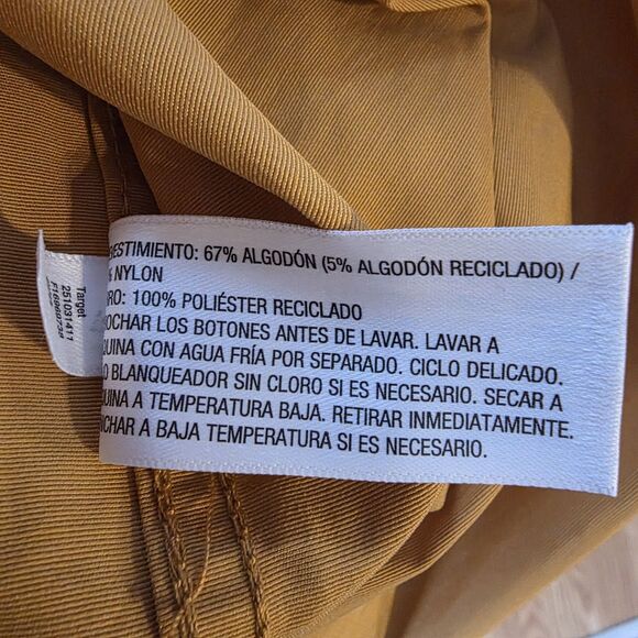 NEW Woolrich Gold / Mustard Vented Long Sleeve Fishing Shirt Outdoor Mens XXL - Picture 9 of 9